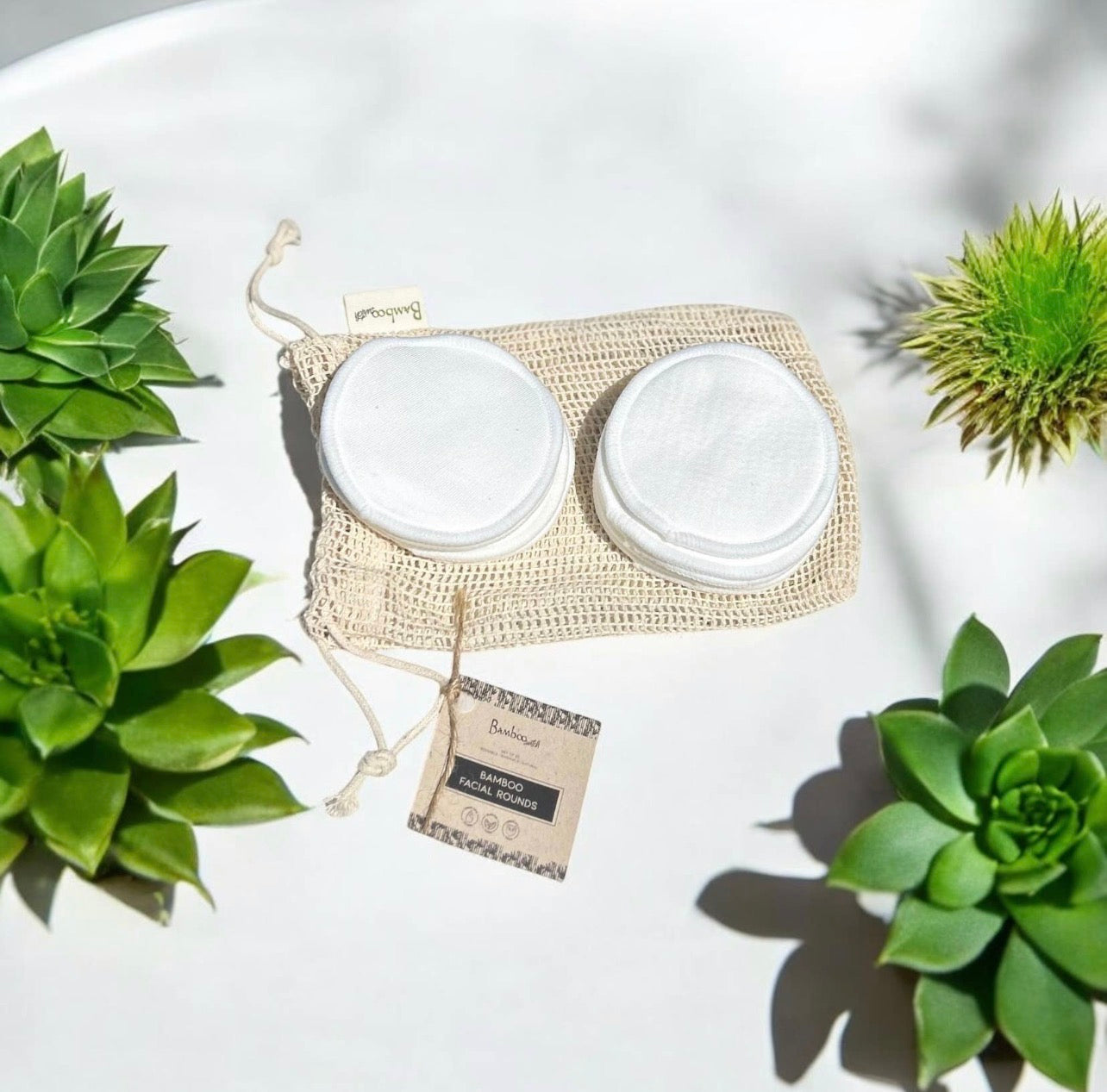 Reusable Bamboo Facial Rounds Set